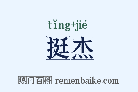 挺杰是什么意思的图片